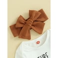 thumbnail image 6 of GXFC Infant Girls Halloween Outfits Clothes 6M 9M 12M 18M Baby Girls Long Sleeve Rompers Pumpkin Print Pants Headband 3Pcs Halloween-themed Clothing for Newborn Girls, 6 of 9