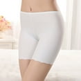 thumbnail image 6 of MDUKONU Women Seamless Safety Shorts Leggings Pants Underwear Shorts,Under Skirt Bottoms Wedding Daily Briefs Panties Size: XL White, 6 of 8