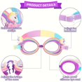 thumbnail image 2 of 1pc Anti- Fog Swimming Goggles With Adjustable Strap, Swimming Accessories, 2 of 5
