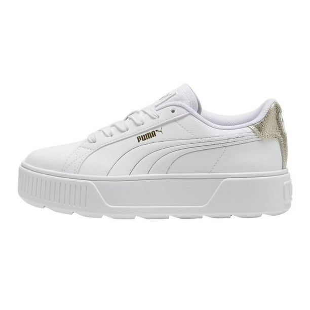 Tenis Puma Karmen Metallic Shine Mujer Casual blanco 26