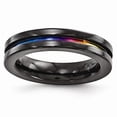 thumbnail image 2 of Edward Mirell Black Ti Anodized 4mm Band EMR173, 2 of 7