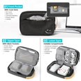 thumbnail image 3 of Bolsa organizadora de cables TRAVELKIN Travel Electronic negra, 3 of 6