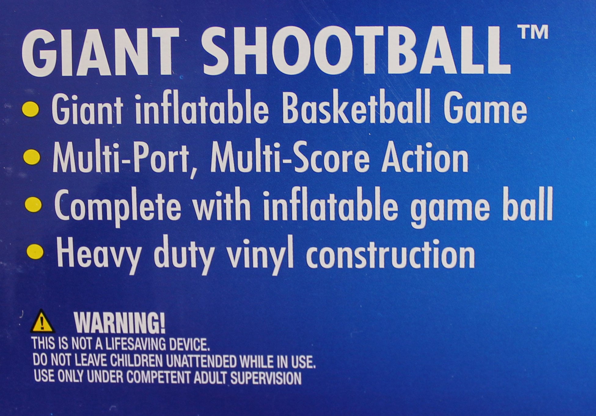 swimline giant shootball basketball swimming pool game toy
