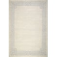 thumbnail image 1 of Ivory Grey Bordered Modern Contemporary Area Rug For Living Room, Bedroom, Office 2x4, 3x10, 4x6, 5x8, 7x9, 8x10, 9x12 Feet, 1 of 7
