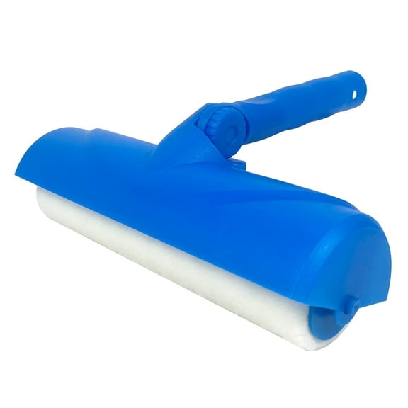 Nichiyo 10 inch Ceiling Paint Roller with Splash Shield, Adjustable No Drip Roller Paint Brush Splatter Guard for Painting Ceilings Walls (EL01152)