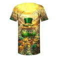 thumbnail image 5 of ShiShine St Patricks Day Shirt Women Short Sleeve Tops Casual Button V Neck Cute Printed Tunic Blouses Outfits, 5 of 5