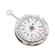 thumbnail image 2 of Movimiento de reloj con calendario doble, tres agujas para reloj con movimiento 8205, dorado, 2 of 9