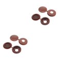 thumbnail image 1 of Ounissouiy Paquete de 100 unidades de conexiones elásticas con tapa decorativa de tornillo, cubierta protectora de tornillo conveniente para café 2Conjunto, 1 of 6