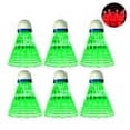thumbnail image 1 of CSChome Glow-in-the-dark Badminton 3/6Pcs Luminous Badminton Balls Set Nylon Sport Colorful Light-up Shuttlecocks LED Badminton Set, 1 of 7