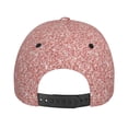 thumbnail image 6 of Naloa Original Classic Low Profile Hat Men Women Baseball Cap Dad Hat Adjustable Unconstructed Rose Gold Pink Glitter Print Cap, 6 of 9