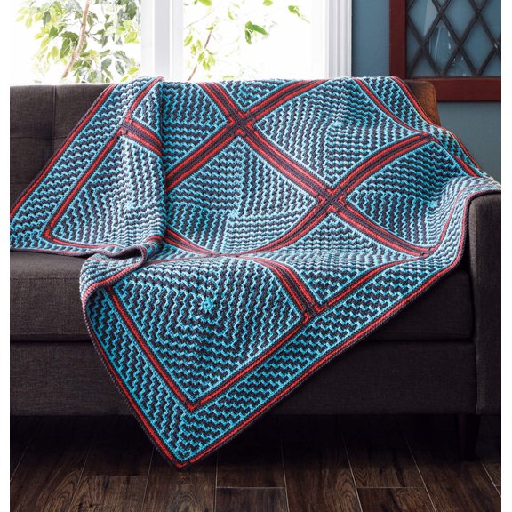 Mary Maxim Crossroads Blanket