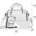 thumbnail image 3 of MMYGU Fashion Purses and Handbags for Women Ladies Crossbody Bags Top Handle Satchel Shoulder Bags Small Totes, 3 of 9