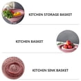 thumbnail image 3 of BESTYASH 1Ud Cesta De Almacenamiento Para Cocina Color Rosa Con Drenaje Y Material, 3 of 8