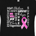 thumbnail image 4 of Inktastic Breast Cancer- Together We Will Win Boys or Girls Toddler T-Shirt, 4 of 5