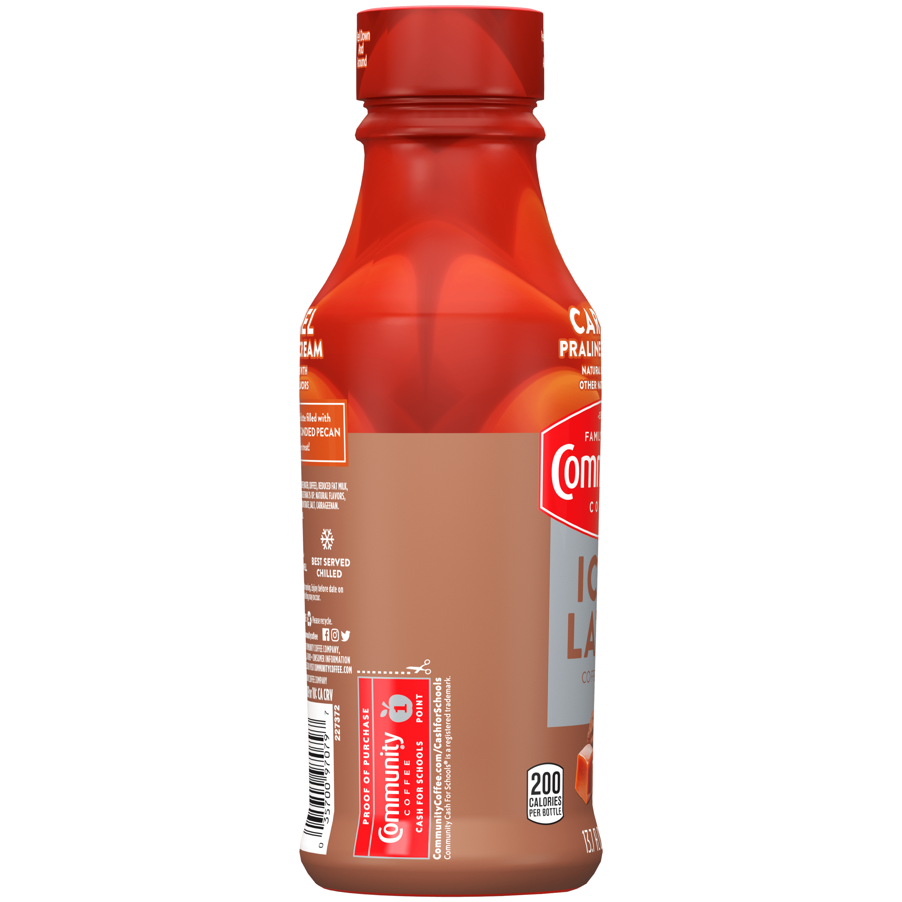 (2 pack) Community Coffee Caramel Pralines and Cream Iced Latte - 13.7 oz Bottle