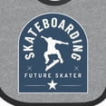 thumbnail image 4 of Inktastic Skateboarding Boys Future Skater Boys Baby Bib, 4 of 4