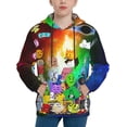 thumbnail image 4 of Kids Game Battle for Dream Island Bfdi Pullover Hoodies Unisex 3D Printed Hoodie Sweatshirt for Boys Girls, 4 of 7