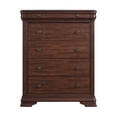 thumbnail image 2 of Picket House Furnishings Stark Wood 5-Drawers Bedroom Chest in Cherry, 2 of 8