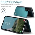 thumbnail image 6 of For Samsung Galaxy A37 A57 Case with Card Holder, Wallet Case for Women Men with RFID Blocking, Durable Leather Kickstand Magnetic Clasp Shockproof Phone Case, 6 of 11