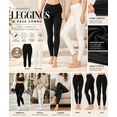thumbnail image 2 of 2 Packs of Zenana Women Premium Cotton High Waist Full Ankle Length Leggings, 2 of 5