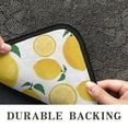thumbnail image 6 of Yellow Lemon Fruit Slices White Pattern Door Rugs,Washable Non Slip Door Mats Indoor,Decorative Door Mats,Entry Mat Indoor for Entrance,Bedroom,Kitchen,Bathroom,30"x17", 6 of 6