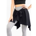 thumbnail image 4 of Falda deportiva de fibra de poliéster, suave, de una pieza, absorbente, para yoga, fitness, tenis, color negro, talla única, 4 of 12