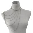 thumbnail image 1 of Cadena del Cuerpo Sunnimix Joyas Cadena Collares Accesorios Blanco A, 1 of 8