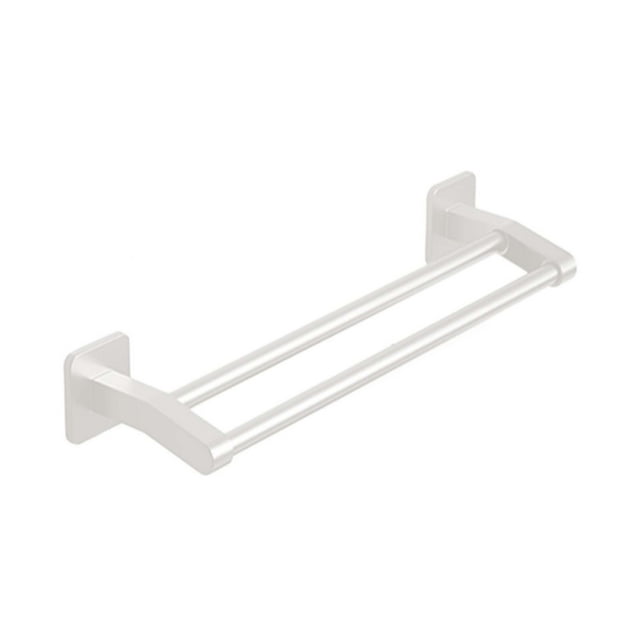 Toallero doble para baño, soporte de pared de 28 cm (11 pulgadas), organizador de toallas para secar toallas.