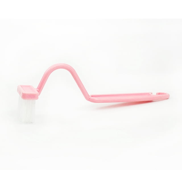 Cepillo de limpieza de inodoro para niños Cepillo de baño pequeño en forma de V en forma de S Mango curvo Cepillo sanitario Cepillo de plástico para baño