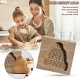 DIY Baking Moulds Wooden Cookie Cookie Waterslide Sealer Quick Tray