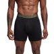 thumbnail image 4 of UNDER ARMOUR Calzoncillos bóxer para hombre, pack de 3 - Performance Cotton Boxer Briefs - Solid 6 in, Stretch, Mezcla de algodón Negro/Verde XL (X-Large), 4 of 5