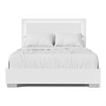 thumbnail image 2 of Furniture of America Ventrack LED Light Wood Eastern King Bed in White, 2 of 10