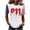 #-02 White, variant on Domzest Womens Never Forget Patriotic T-Shirt 9/11 25th Anniversary Shirt Short Sleeve Crew Neck USA Flag Graphic Tee Beige S