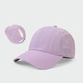 thumbnail image 6 of Gaexia Womens Ponytail Baseball Cap Adjustable High Messy Bun Ponycap Quick Drying Trucker Hats, 6 of 6