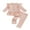 Pink, variant on Suealasg Toddler Girl Clothes 6M 1T 2T 3T 4T Kids Baby Girl 2pcs Spring Fall Outfit Long Sleeve Ribbed Dress T-shirt Tops Long Pants Sets