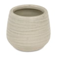 thumbnail image 3 of Maceta pequeña de cerámica curva Fairloam de Planter Cheung, color blanco, 3 of 3