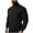Black, variant on HAiming Mens Trutleneck Sweater Long Sleeve Casual Solid Color Loose Knit Winter Warm Pullover Tops