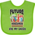 thumbnail image 3 of Inktastic Future Handyman Like Daddy Boys Baby Bib, 3 of 4