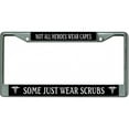 thumbnail image 1 of Not All Heroes Wear Capes #3 Chrome License Plate Frame, 1 of 1