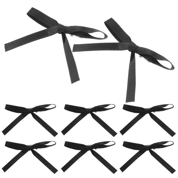 HLONK 10 pcs Women Bow Hair Clip Small Bow Hair Clips Decorative Hair Bows Cute Hair Clips