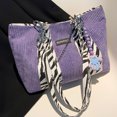 thumbnail image 1 of Bolsa Chain Commuters Bag Gran capacidad Otoño Invierno Moda para el trabajo (Púrpura) Likrtyny Para Estrenar, 1 of 3