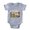 Heather Grey, variant on CafePress - FIN Great Pyrenees Portrait - Cute Infant Baby Football Bodysuit