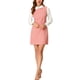 thumbnail image 1 of Vestido de Navidad Peter Pan para mujeres Inspire Chic, vestido mini de bloques de color de los años 60, manga larga, M, rosa, 1 of 8