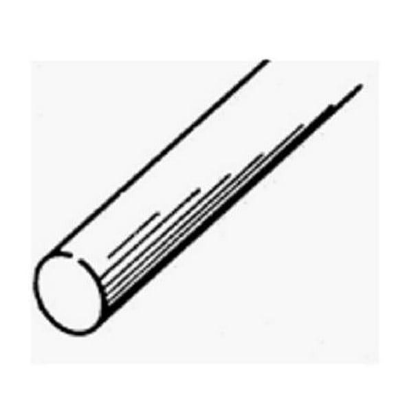K&S 1/2 in. D X 12 in. L Stainless Steel Unthreaded Rod