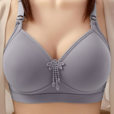 Hjlmsx Sports Bras for Women Bralettes for Women with Support Sexy Lingerie Support Bras for Older Women Lift No Underwire