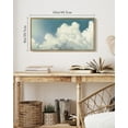 thumbnail image 6 of Drsoum Cloud Framed Wall Art Cloudy Sky Natural Wall Decor Vintage Landscape Modern Painting Artwork for Living Room Bedroom 8x16in Natural Framed, 6 of 6