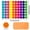 1(10), variant on 10 sheets/pack of colored dot circle blank stickers, categorized marking labels, color-coded, self-adhesive stickers. 10 sheets/pack. Suitable for office decor, classroom decorations, paper, etc.