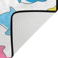 thumbnail image 3 of SKYSONIC Area Rug Carpet Cute Multicolor Dolphins Doormat for Hardwood Floor Entrance Living Room Bedroom 2'7"x1'8" (31x20 in), 3 of 5