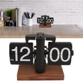 thumbnail image 1 of Retro Style Flip Desk Shelf Clock, Auto Flip Desk Table Clock, Classic Mechanical Digital Display Battery Powered, 12 Hours Modern Digital Mechanical Retro Flip Down Clock for, 1 of 8