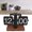 Matte Black, variant on Xirurus Digital Flip Down Clock Retro Automatic Turning Battery Operated Mechanical Desk Clock for Home Office Decor, Blue Wood Base (8.07 inches / 20.5 cm)